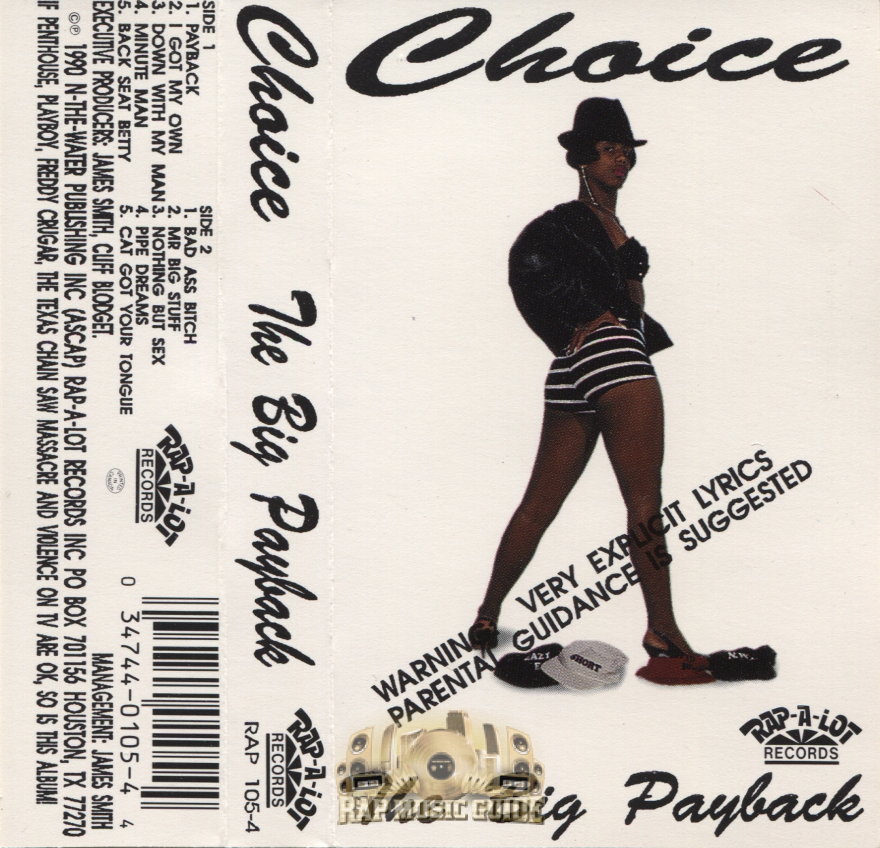 Choice The Big Payback Cassette Tape Rap Music Guide 